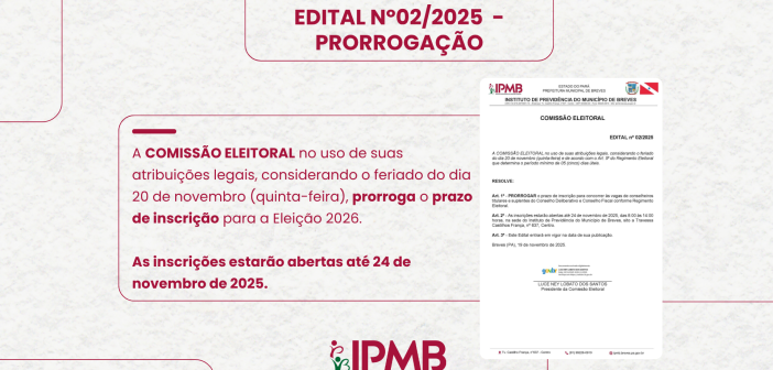 Edital Nº 002 – Comissão Eleitoral