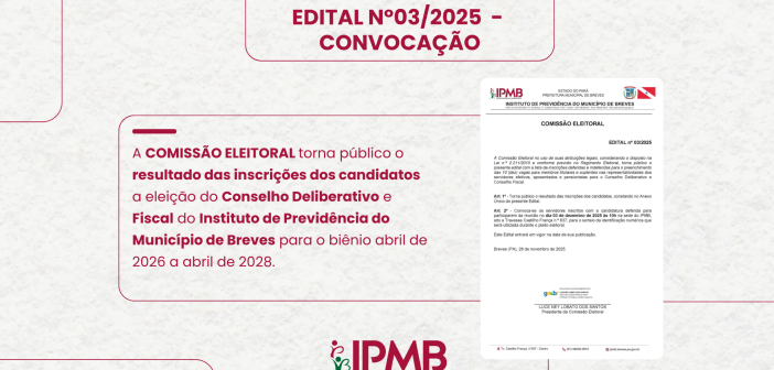 Edital Nº 03/2025 – Comissão Eleitoral